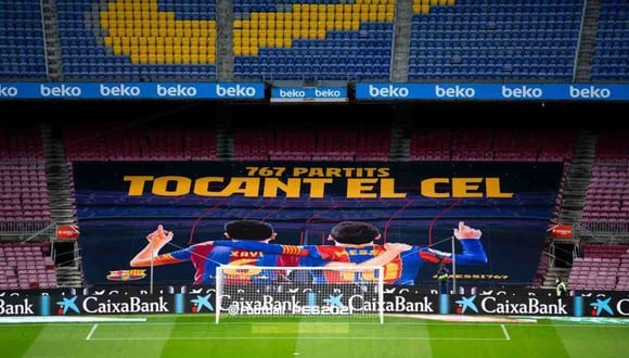 Barcelona rindió un homenaje a Lionel Messi por llegar a 767 partidos con el club. (Foto: FC Barcelona)