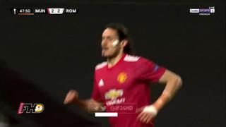 Apareció el ‘Matador’: los goles de Edinson Cavani en el United vs. Roma por Europa League [VIDEO]