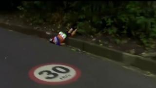 Río 2016: ciclista holandesa sufrió un impactante golpe durante competencia