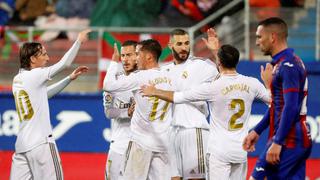 Real Madrid goleó 4-0 al Eibar de visita por LaLiga Santander