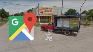 Encontró camión en Google Maps, hizo zoom y halló triste detalle