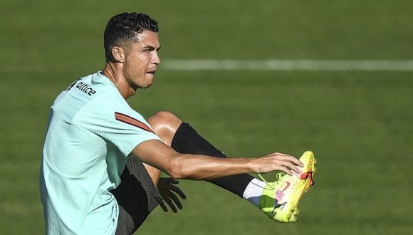 Cristiano Ronaldo se incorporó a los trabajos de Portugal para la fecha FIFA. (Foto: AFP)