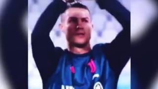 Aplaudió a las tribunas vacías: Cristiano Ronaldo fue captado haciendo otra ‘broma’ por el coronavirus [VIDEO]