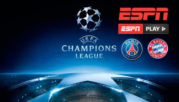 VER ESPN EN VIVO x EN DIRECTO ONLINE TV: PSG vs. Bayern por FINAL de Champions League, Liga de Campeones | ESPN Play | Cómo ver ESPN EN VIVO de manera