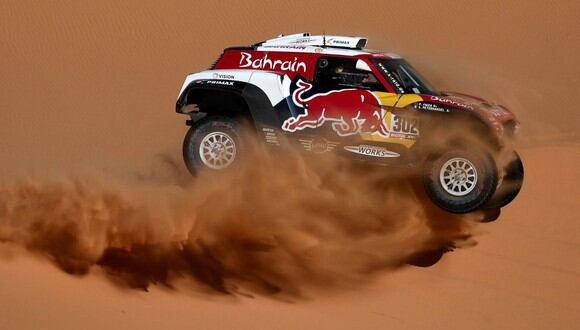 Stéphane Peterhansel ganó la Etapa 9 del Dakar 2020. (AFP)