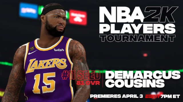 Demarcus Cousins. (Foto: Twitter @NBA2K)