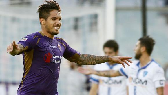 Juan Manuel Vargas jugó en Fiorentina de Italia. (Intarnet)