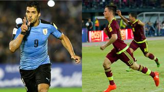 Uruguay se mide ante Venezuela: cómo ver partido por Eliminatorias Rusia 2018