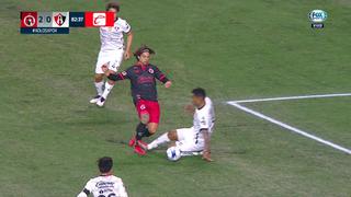 ‘Planchazo’ y tarjeta roja: Santamaría fue expulsado en la Liga MX en el Atlas vs. Tijuana [VIDEO]