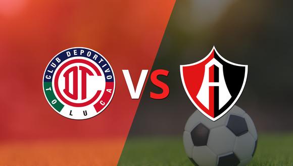 Termina el primer tiempo con una victoria para Toluca FC vs Atlas por 3-1