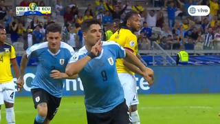 ¡Suárez está de vuelta! El atacante anota el 3-0 en el Uruguay vs. Ecuador por Copa América [VIDEO]