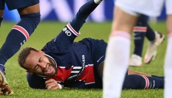 Neymar sufrió una dura lesión en el último partido de PSG (Foto: Agencias)