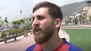 Tremenda parecido: gemelo de Messi aparece en Irán y se llevó todas las miradas [VIDEO]