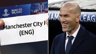 Real Madrid vs. Manchester City: ¿cuál fue la reacción de Zidane al sorteo?