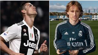 Lo tiene de hijo: Luka Modric le volvió a ganar a Cristiano Ronaldo otro premio al mejor jugador del mundo