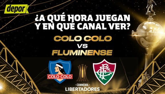 Colo Colo y Fluminense juegan por la Copa Libertadores. (Diseño: Depor)