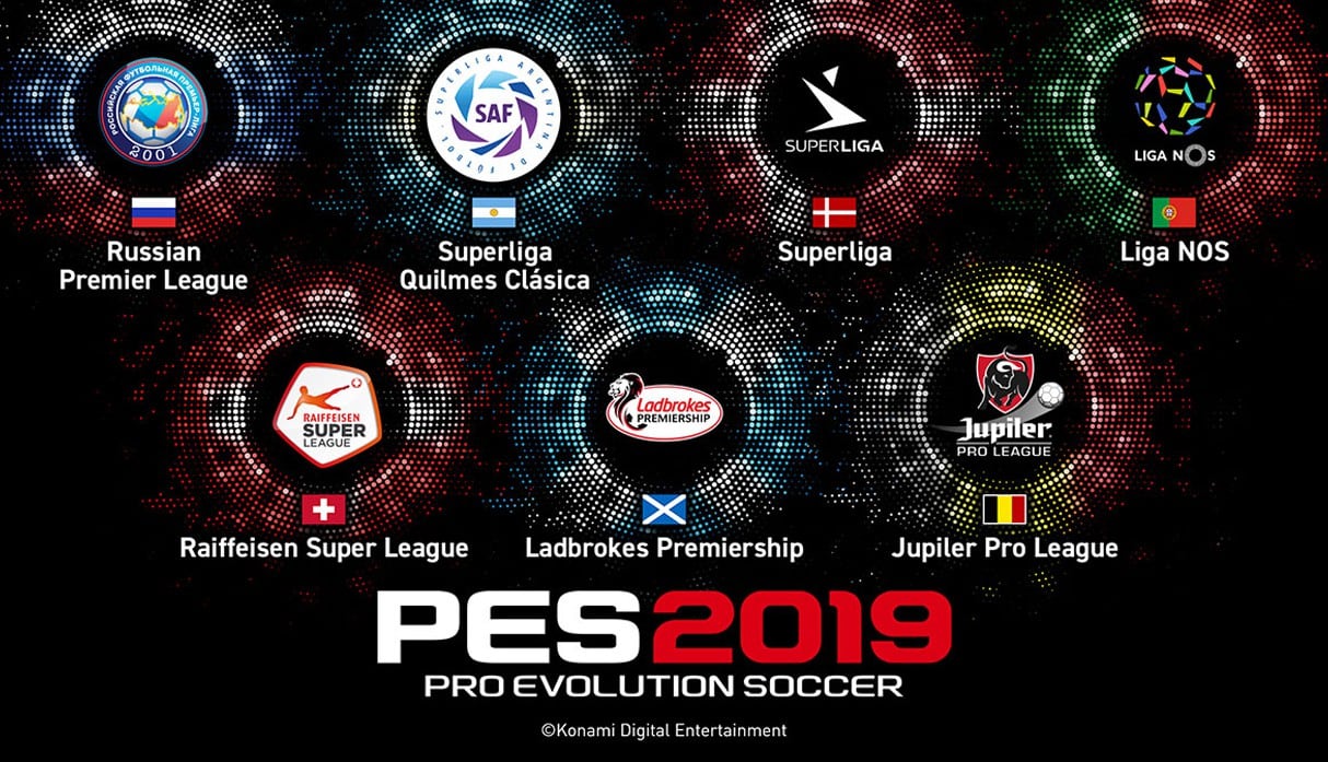 PES 2019 ligas internacionales (Foto: Konami)