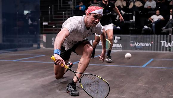 Diego Elías va camino a ser el mejor de todos en squash (Foto: PSA World Tour).