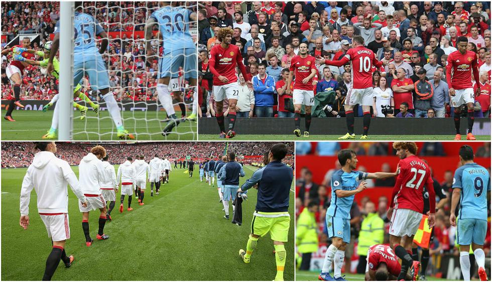 Las mejores imágenes del triunfo del Manchester City ante Manchester United. (Getty Images)
