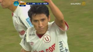 Universitario vs. Deportivo Municipal: Ángel Romero abrió la cuenta en el Nacional