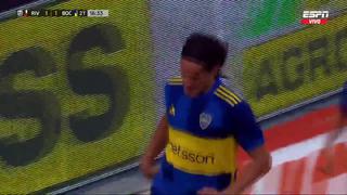 Gol de Cavani: de cabeza, el 2-1 de Boca vs. River [VIDEO]