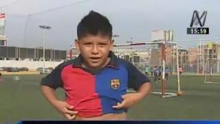 Barcelona: conoce la historia del niño peruano que entrenará con el equipo español [VIDEO]