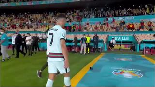 La cinta pagó los platos rotos: la reacción de Cristiano tras decir adiós a la ‘Euro’ con Portugal [VIDEO]