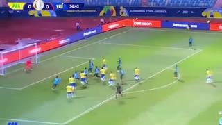 El ‘Scratch’ hace su tarea: Militao marca el 1-0 en el Ecuador vs Brasil por Copa América [VIDEO]