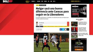 La reacción de la prensa internacional luego de nueva victoria de Melgar en la Copa Libertadores