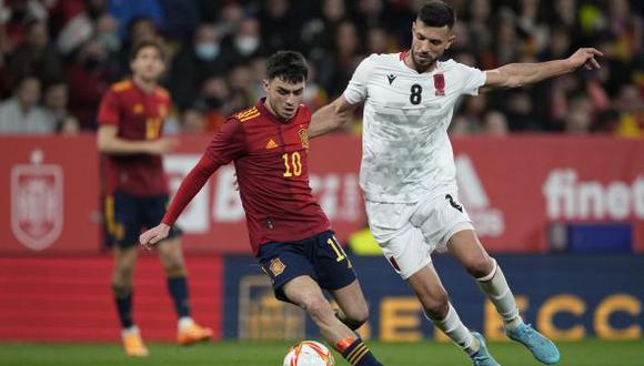 España venció 2-1 a Albania en el duelo amistoso internacional FIFA. (Foto: EFE)