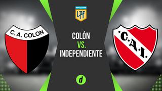 Independiente vs. Colón: fecha, horarios y canales por Liga Profesional Argentina