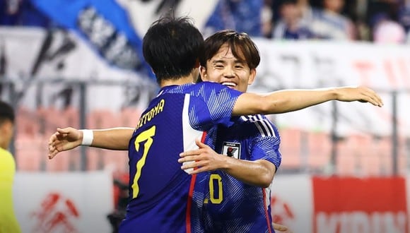 Japón se impuso con autoridad a El Salvador en un partido amistoso disputado en el Estadio Toyota de Aichi. | Crédito: @jfa_en / Twitter