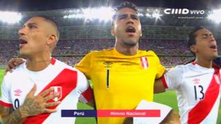 ¡Lo cantaron todos!: la emotiva entonación del Himno Nacional de Perú antes del partido [VIDEO]