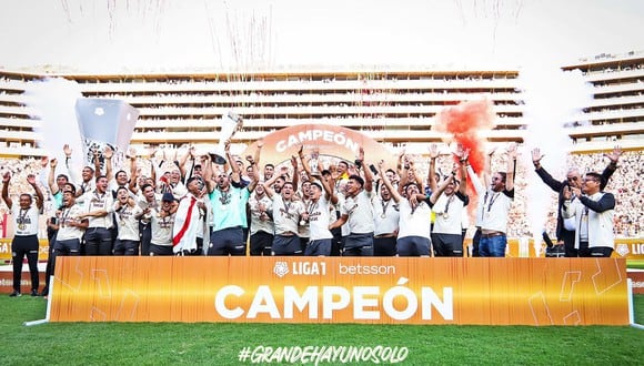 Universitario de Deportes es el campeón nacional 2023 (Foto: Universitario).