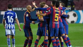 Segundo al hilo: Barcelona derrotó 2-1 a la Real Sociedad y sube en la tabla de la LaLiga