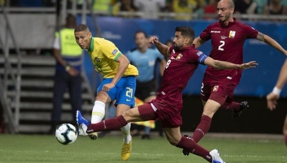 Brasil vs. Venezuela en el Morumbí por las Eliminatorias Qatar 2022. (Foto: AFP)