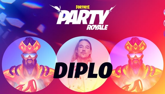 Fortnite: concierto completo de Diplo en el Battle Royale. (Foto: Epic Games)
