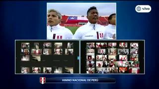 Perú vs. Chile: así cantó la ‘Bicolor’ el himno nacional en el ‘Clásico del Pacífico’