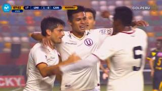 Universitario: Diego Manicero aprovechó blooper del portero rival y anotó para los cremas [VIDEO]