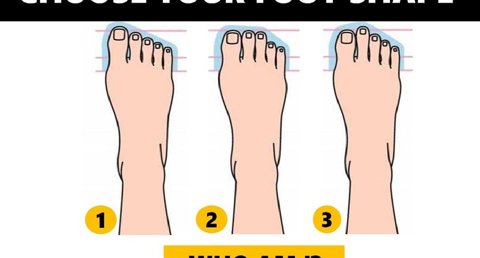 Viral Test will show you your true personality through the shape of your feet |  psychological test |  mx |  is |  us |  nnda nnrt |  Mexico