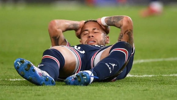 Neymar anotó el gol del 1-1 en el PSG vs. Lyon por Ligue 1. (Foto: AFP)