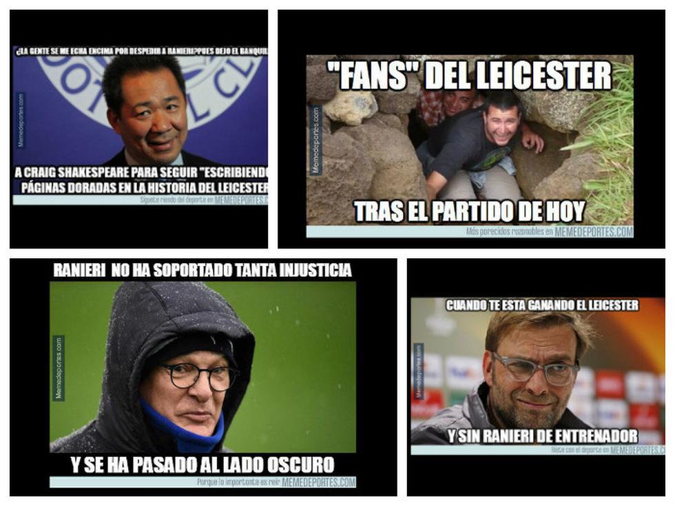 Los memes que dejó el triunfo del Leicester en su primer partido sin Claudio Ranieri.
