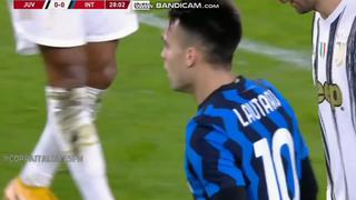 Solo y sin arquero: el escandaloso fallo de Lautaro Martínez en el Juventus vs. Inter por Copa Italia  [VIDEO]