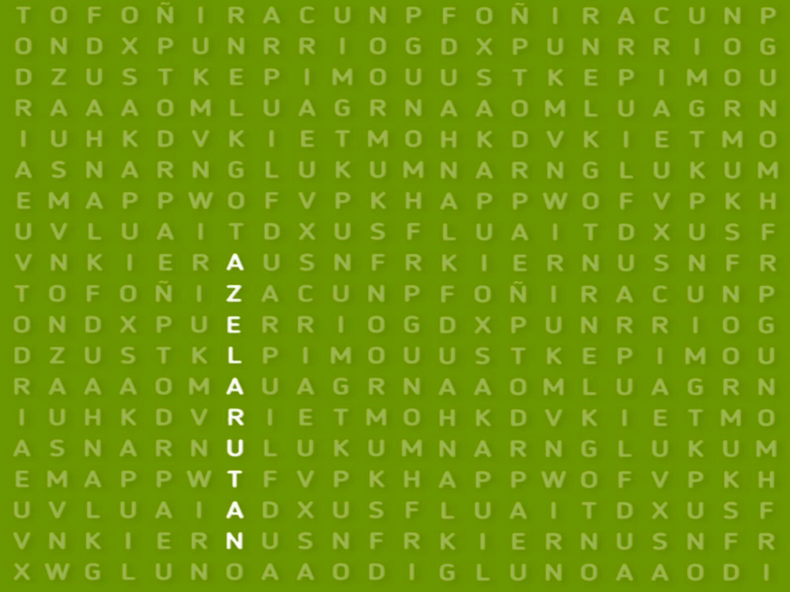 Here we show you the location of the word nature in the word search.|  Photo: genial.guru