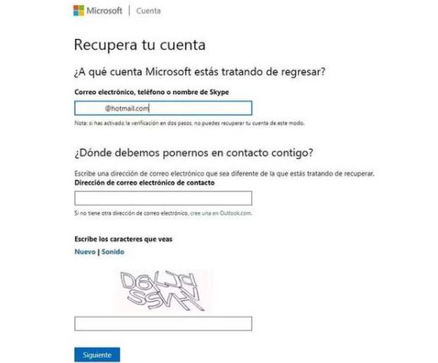 Hotmail: how to recover an old email with Outlook from Microsoft.  photo capture