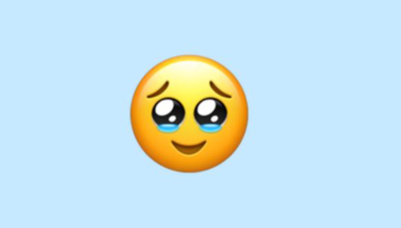 ¿Sabes qué significa realmente el emoji de la cara conteniendo las lágrimas en WhatsApp? (Foto: Emojipedia)