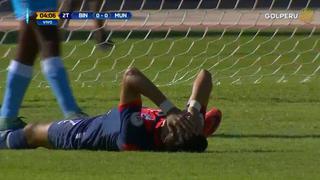 Deportivo Municipal: José Manzaneda falló gol solo y con arquero vencido ante Binacional