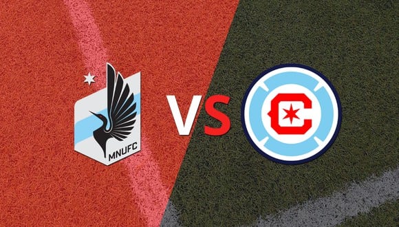 Minnesota United y Chicago Fire se mantienen sin goles al finalizar el primer tiempo