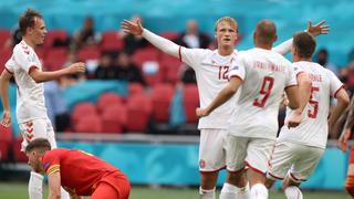 Felices los 4: Dinamarca le dio una paliza a Gales y clasificó a la próxima ronda de la Eurocopa