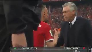 No esperaste ver a Ribéry reaccionar: la reacción contra Ancelotti por mandarlo al banco